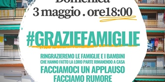 Flashmob del Forum delle Associazioni Familiari "Grazie Famiglie"